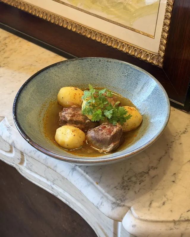 Pork cheeks, smoked paprika