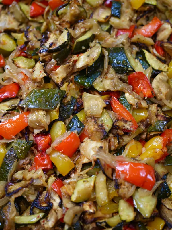 Summer vegetables, Roasted, as a side
